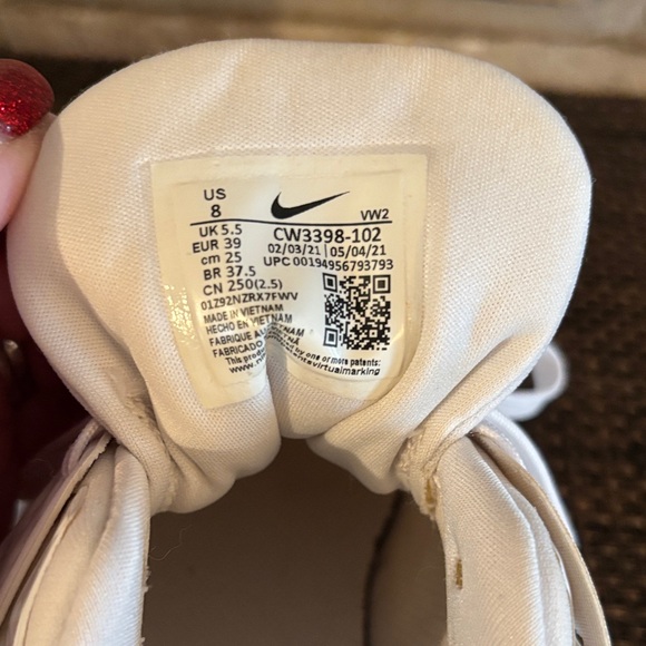 Nike Women's Air Max White Sneakers - Picture 6 of 6